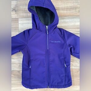 Columbia Deep Purple Fleece-Lined Omni Shield Repellent Jacket